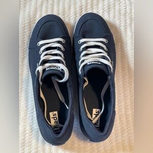 Keds Navy Sneakers with White Laces